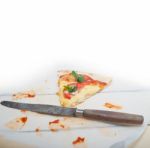 Italian Pizza Margherita Stock Photo