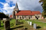 View Of Burwash Church Stock Photo