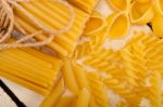 Bunch Of Italian Pasta Type Stock Photo