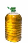 Five Litre Of Olive Oil Bottle Stock Photo