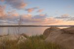 Lake Leslie In Queensland Stock Photo