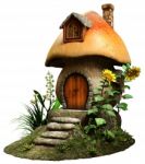 Fairy Mushroom House Stock Photo