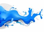 Blue Splash Stock Photo