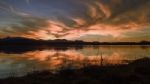 Aerial View Of Lake Moogerah In Queensland Stock Photo