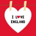 I Love England5 Stock Photo