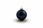 Blue Bauble Stock Photo