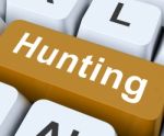 Hunting Key Means Exploration Or Searching
 Stock Photo