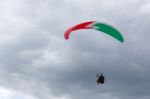 Devils Dyke, Brighton/sussex - July 22 : Paragliding At Devil's Stock Photo