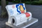 Clarice Bean Bookbench In London Stock Photo