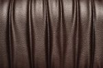 Brown Leather Texture Closeup Stock Photo