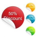 Discount tags Stock Photo