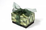 Green Gift Box Stock Photo