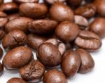 Coffee Beans Represents Hot Drink And Beverage Stock Photo