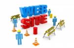 Website Under Construction Stock Photo