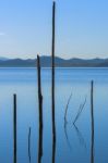 Lake Wivenhoe In Queensland During The Day Stock Photo