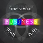 Business Requirements Displays Investments Plans And Teamwork Stock Photo