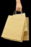 Brown Bag Stock Photo