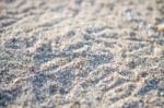 Closeup Of Some Sand On The Shore Stock Photo