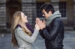 Attractive Young Couple In Love Stock Photo