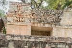 Carved Stones At The  Mayan Ruins In Copan Ruinas, Honduras Stock Photo