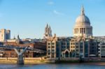 St Paul's Cathedral In London Stock Photo