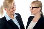 Businesswomen Meeting Stock Photo