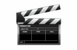 Black And White Movie Stock Photo