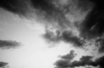 Black And White Sky Stock Photo