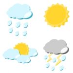 Weather Icon Illustration Stock Photo