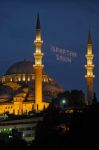 Istanbul, Turkey - May 28 : Exterior View Of The Suleymaniye Mosque In Istanbul Turkey On May 28, 2018 Stock Photo