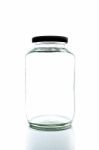 Glass jar Stock Photo