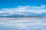 Northwest Argentina - Salinas Grandes Desert Landscape Stock Photo