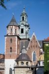 Wawel Cathedral In Krakow Poland Stock Photo