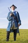 18th Century British Army Officer Stock Photo