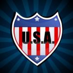 USA Shield Stock Photo