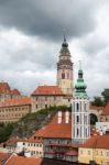 State Castle And Chateau Complex Of Cesky Krumlov Stock Photo