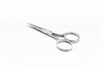 Medical Scissors Equipment On White Background Stock Photo