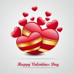 Red Love Heart, Valentines Day Concept Stock Photo