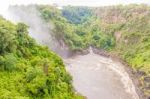 Victoria Falls In Zambia Stock Photo