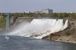 Beautiful Picture With The Amazing Niagara Waterfall Us Side Stock Photo