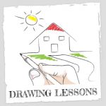 Drawing Lessons Means Designer Class And Creativity Stock Photo