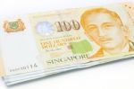 Singapore Dollar Notes Stock Photo