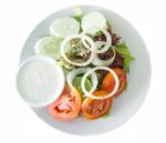 Fresh Vegetables Salad Stock Photo