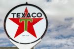 Seligman, Arizona/usa - July 31 : Olsd Texaco Sign In Seligman A Stock Photo