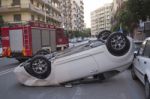 Car Accident Stock Photo