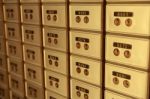 Deposit Box Stock Photo