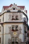 Ornate Hotel Aurus In Prague Stock Photo