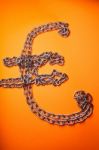 Euro Chains Stock Photo