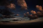 Clouds And Sky At Sunset Stock Photo