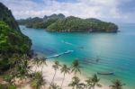 Bird Eye View Of Sea Thailand, Mu Ko Ang Thong Island National P Stock Photo